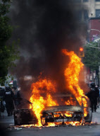 Protests outside the G8 and G20 Summits, Toronto, Canada - 26 Jun 2010