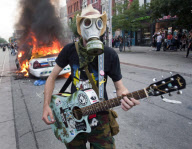 Protests outside the G8 and G20 Summits, Toronto, Canada - 26 Jun 2010