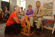 Prince Charles Visiting National Wool Museum as Part of His Summer Tour of Wales, Drefach Felindre, Carmarthenshire, Wales, Britain - 28 Jun 2010