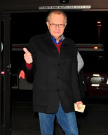 Larry King Unbuckles for Security