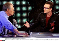 LA:Bono appears in a profile interview marking World AIDS Day with CNN