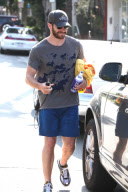 EXCLUSIVE The bearded Jake Gyllenhaal leaving the gym