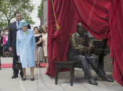 Queen Elizabeth II unveils a Oscar Peterson statue at The National Arts Centre,  Ottawa, Ontario, Canada - 30 Jun 2010