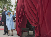 Queen Elizabeth II unveils a Oscar Peterson statue at The National Arts Centre,  Ottawa, Ontario, Canada - 30 Jun 2010
