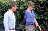 EXCLUSIVO.Athina Onassis y Doda Miranda de paseo en Cascais (Estoril).
