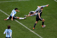 Argentina v Germany, 2010 FIFA World Cup football quarter final match, Green Point Stadium, Cape Town, South Africa - 03 Jul 2010