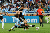 Argentina v Germany, 2010 FIFA World Cup football quarter final match, Green Point Stadium, Cape Town, South Africa - 03 Jul 2010