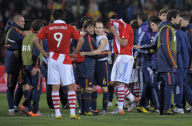 Paraguay v Spain, 2010 FIFA World Cup football quarter final match, Ellis Park, Johannesburg, South Africa - 03 Jul 2010