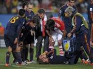Paraguay v Spain, 2010 FIFA World Cup football quarter final match, Ellis Park, Johannesburg, South Africa - 03 Jul 2010