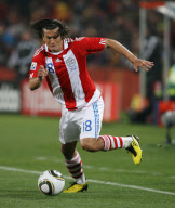 Paraguay v Spain, 2010 FIFA World Cup football quarter final match, Ellis Park, Johannesburg, South Africa - 03 Jul 2010