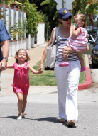 Jennifer Garner, Seraphina Affleck, Violet Affleck