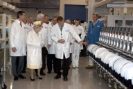 Queen Elizabeth II Visiting the Rim Factory in Waterloo Ontario, Canada - 05 Jul 2010