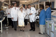 Queen Elizabeth II Visiting the Rim Factory in Waterloo Ontario, Canada - 05 Jul 2010