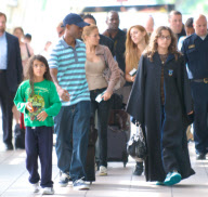 The Jackson Kids Depart Florida