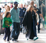 The Jackson Kids Depart Florida
