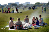 Southsea Common on the seafront at Southsea, Hampshire, Britain - Jun 2010