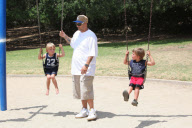 *EXCLUSIVE* Kevin's kids are growing up fast!