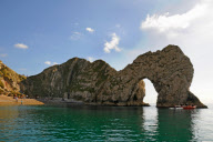 Durdle Door near to Lulworth Cove in Dorset, Britain - 13 Oct 2009
