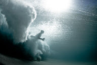 Photographer captures images of waves breaking underwater, Australia - Jun 2010