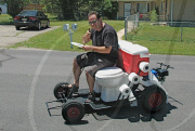 Toilet car by Dave Hersch, Lakewood, Colorado, America - Jul 2010