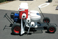 Toilet car by Dave Hersch, Lakewood, Colorado, America - Jul 2010
