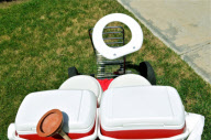 Toilet car by Dave Hersch, Lakewood, Colorado, America - Jul 2010