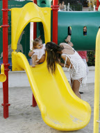 Alessandra Ambrosio and Jamie Mazur Out and About with Daughter Anja Louise, Malibu, Los Angeles, America - 18 Jul 2010