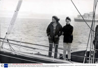 Princess Anne Now Princess Royal Yachting - August 1967 Cowes: Princess Anne And Prince Philip On Bloodhound. With Anne Is New Boyfriend Lord Burghersh....royalty