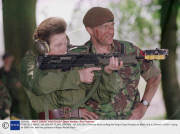 PRINCESS ANNE, SALISBURY PLAIN, BRITAIN - 26 JUN 2001
