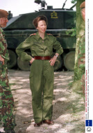 PRINCESS ANNE, SALISBURY PLAIN, BRITAIN - 26 JUN 2001