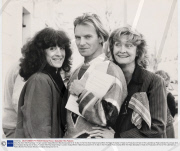 Sting Pop Star 1984 Pop Singer Sting In London Today Where It Was Announced He Is To Star In His First Ever Radio Drama When He Plays Steerpike In Radio 4's Prodcution Of Two Of The Late Marvyn Peak's Novels Titus Groan And Gormenghast Going Out On