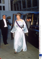 BANQUET AT GUILDHALL IN HONOUR OF STATE VISIT OF KING OLAV OF NORWAY,LONDON,BRITAIN - 1988