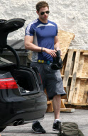 Kelan Lutz goes to boxing class, Los Angeles, America - 21 Jul 2010