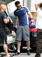 Kelan Lutz goes to boxing class, Los Angeles, America - 21 Jul 2010