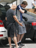 Kelan Lutz goes to boxing class, Los Angeles, America - 21 Jul 2010