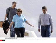 ISCHIA : Angela merkel on Easter break