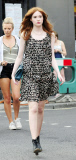 KAREN GILLAN LOOKING SEXY OUT IN LONDON