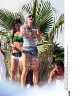 FRANCE: Paris Hilton On Holiday In Saint Tropez