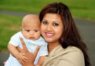 Six-week-old baby survives without a scratch after being flung from car moving at 70mph, Croydon, Surrey, Britain - 09 Jun 2010