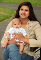 Six-week-old baby survives without a scratch after being flung from car moving at 70mph, Croydon, Surrey, Britain - 09 Jun 2010