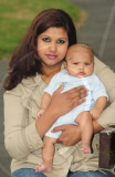 Six-week-old baby survives without a scratch after being flung from car moving at 70mph, Croydon, Surrey, Britain - 09 Jun 2010