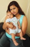 Six-week-old baby survives without a scratch after being flung from car moving at 70mph, Croydon, Surrey, Britain - 09 Jun 2010