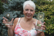 Jackie Cobell, who has become the slowest person to swim the English Channel, Britain - 27 Jul 2010