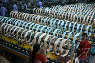 Silk production - from worm to catwalk, southern India - 2010