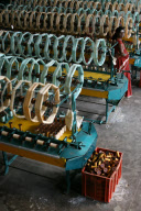 Silk production - from worm to catwalk, southern India - 2010