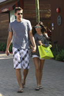 Lovebirds ASHLEY TISDALE and SCOTT SPEER spotted at the Malibu Country Mart
