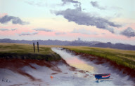 7-year-old 'Mini Monet' Keiron Williamson takes art world by storm, Norfolk, Britain - 01 Aug 2010