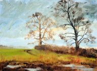 7-year-old 'Mini Monet' Keiron Williamson takes art world by storm, Norfolk, Britain - 01 Aug 2010