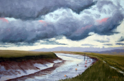 7-year-old 'Mini Monet' Keiron Williamson takes art world by storm, Norfolk, Britain - 01 Aug 2010