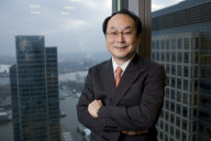 Takumi Shibata, Director of Nomura at the Nomura offices in Canary Wharf, London, Britain - 26 Jan 2010